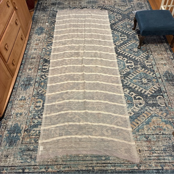 Agnona silk/cashmere wrap/scarf 88“ x 31“